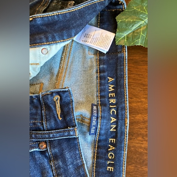 Men’s Distressed Blue Extreme Flex Skinny Jeans Size 28 x 32 - Picture 3 of 3